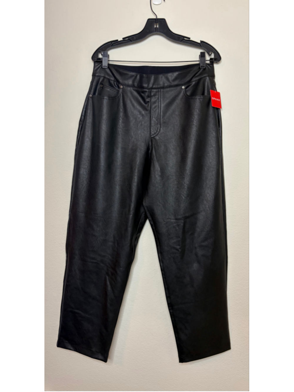 Women's SPANX Black Faux Leather Pants